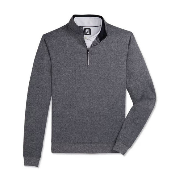 FootJoy Half Zip Pullover Mid Layer Heather Gray Golf Big & Tall Men's Size XXL - Picture 8 of 8